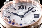 Chopard Happy Diamonds TT/TT Sapphire RG/LE Wht/Red YFF ASIA2892-2 Automatic 278559-6008