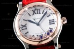 Chopard Happy Diamonds TT/TT Sapphire RG/LE Wht/Red YFF ASIA2892-2 Automatic 278559-6008