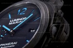 Panerai Luminor Series Carbon SS/LE Blk/Blk VSF Automatic PAM01661