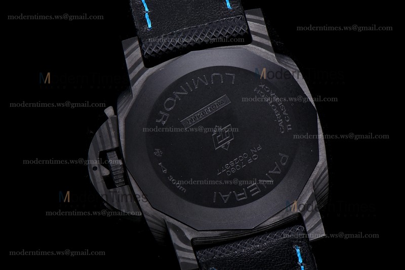 Panerai Luminor Series Carbon SS/LE Blk/Blk VSF Automatic PAM01661