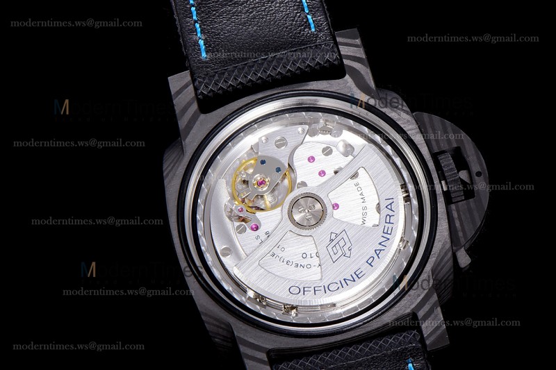 Panerai Luminor Series Carbon SS/LE Blk/Blk VSF Automatic PAM01661
