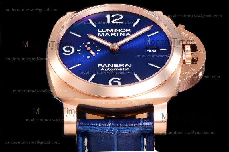 Panerai Luminor Series  RG/LE Blu/Blu VSF Automatic PAM01112