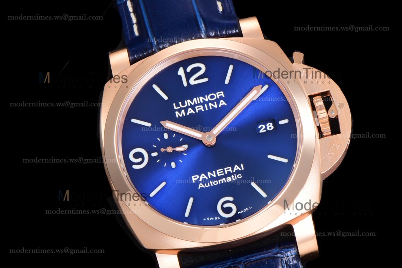 Panerai Luminor Series  RG/LE Blu/Blu VSF Automatic PAM01112