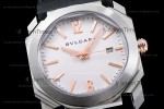 Bvlgari OCTO Series SS/LE Wht/Blk ZLO Automatic 102207 BGO41WSLD