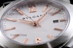 Bvlgari OCTO Series SS/LE Wht/Blk ZLO Automatic 102207 BGO41WSLD