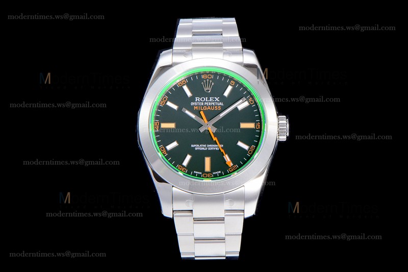 Rolex Milgauss SS/SS Grn Cal.3131 ARF Automatic m116400gv-0001