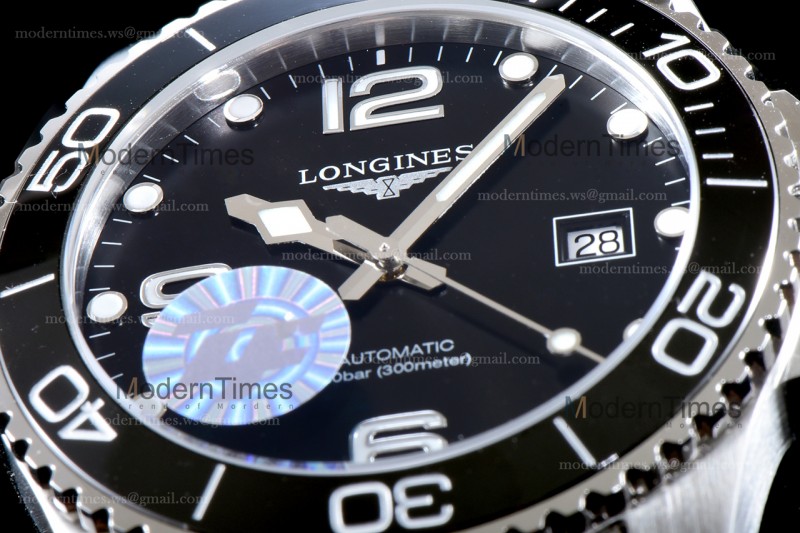 Longines Conquest Classic Series Sports SS/SS Blk/Blk ZFF Automatic L3.781.4.56.6