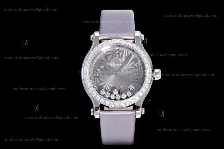 Chopard Happy Diamonds Sapphire SS/SC Gry/Gry YFF ASIA2892-2 Automatic 278559-3003