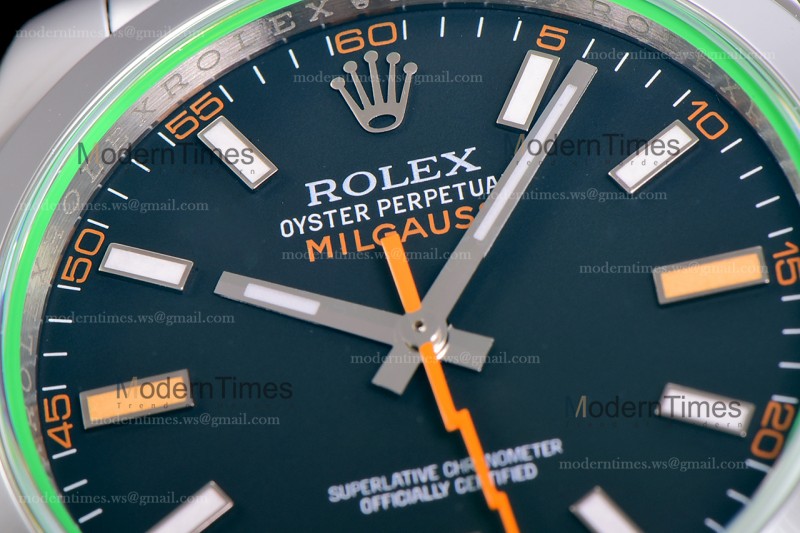 Rolex Milgauss SS/SS Grn Cal.3131 ARF Automatic m116400gv-0001