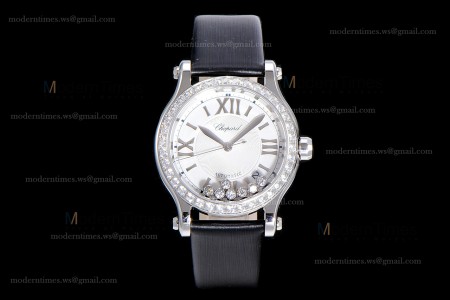 Chopard Happy Diamonds Sapphire SS/SC Wht/Blk YFF ASIA2892-2 Automatic 278559-3003