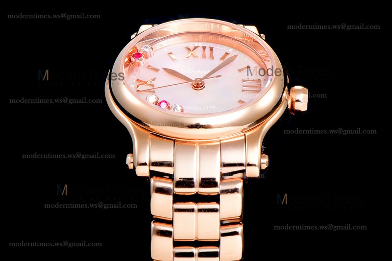 Chopard Happy Sport Diams Sapphire RG/RG Pin YFF Automatic 274893-5003