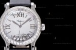 Chopard Happy Diamonds Sapphire SS/SC Wht/Blk YFF ASIA2892-2 Automatic 278559-3003