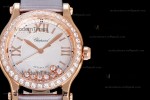 Chopard Happy Diamonds Sapphire RG/SC Wht/Gry YFF ASIA2892-2 Automatic 278559-3003