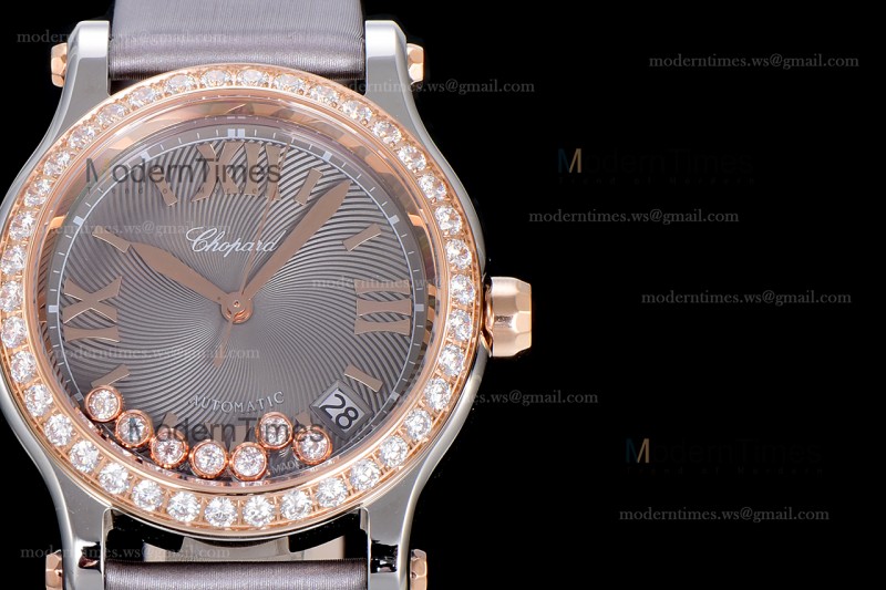 Chopard Happy Diamonds Sapphire RG/SC Gry/Gry YFF ASIA2892-2 Automatic 278559-3003