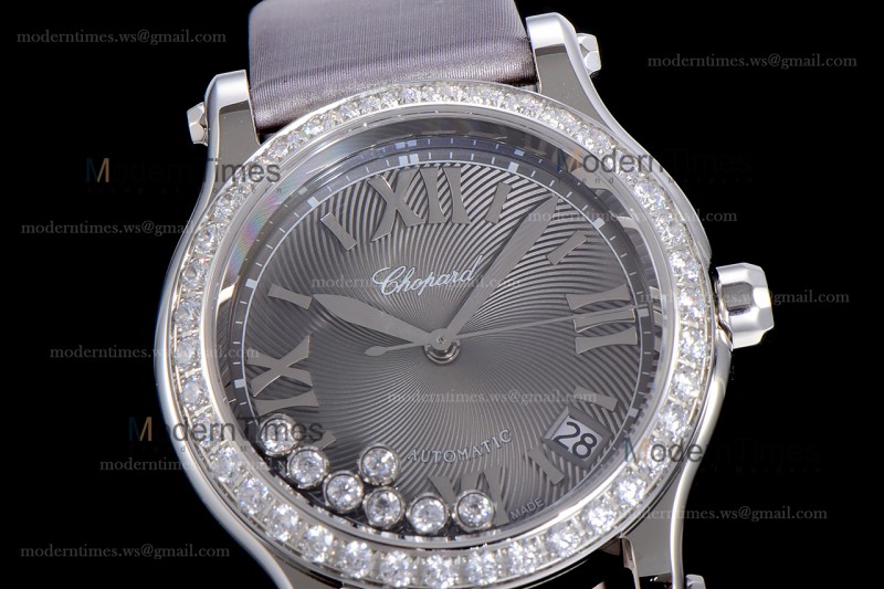 Chopard Happy Diamonds Sapphire SS/SC Gry/Gry YFF ASIA2892-2 Automatic 278559-3003