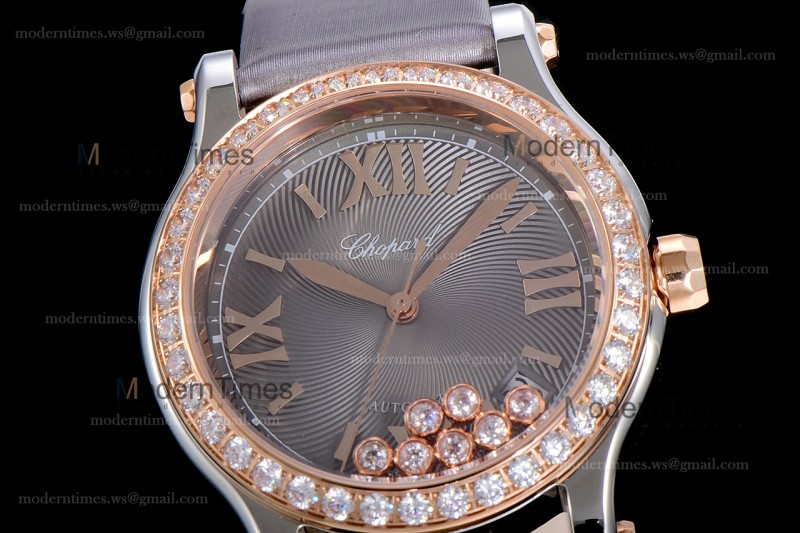 Chopard Happy Diamonds Sapphire RG/SC Gry/Gry YFF ASIA2892-2 Automatic 278559-3003