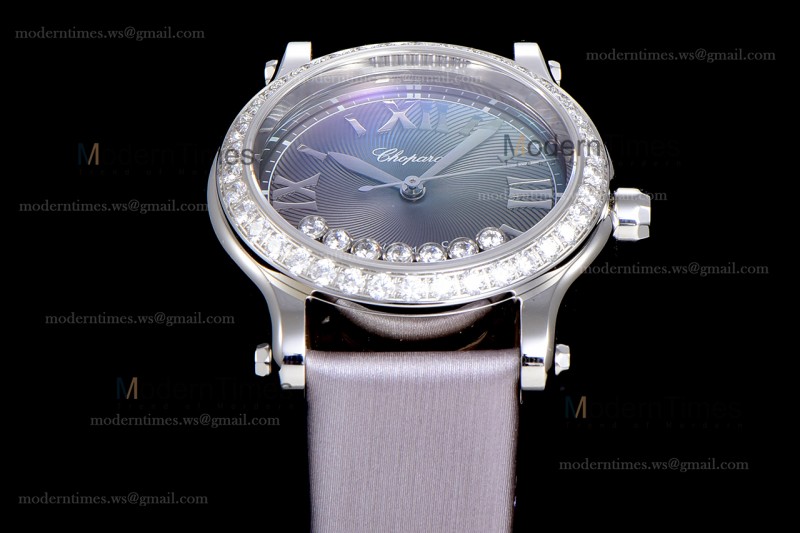 Chopard Happy Diamonds Sapphire SS/SC Gry/Gry YFF ASIA2892-2 Automatic 278559-3003