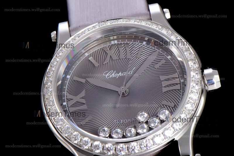 Chopard Happy Diamonds Sapphire SS/SC Gry/Gry YFF ASIA2892-2 Automatic 278559-3003
