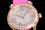 Chopard Happy Diamonds Sapphire RG/SC Wht/Red YFF ASIA2892-2 Automatic 278559-3003