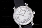 Chopard Happy Diamonds Sapphire SS/SC Wht/Blk YFF ASIA2892-2 Automatic 278559-3003