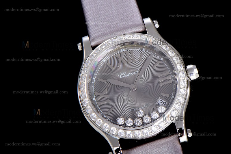 Chopard Happy Diamonds Sapphire SS/SC Gry/Gry YFF ASIA2892-2 Automatic 278559-3003