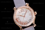 Chopard Happy Diamonds Sapphire RG/SC Wht/Gry YFF ASIA2892-2 Automatic 278559-3003