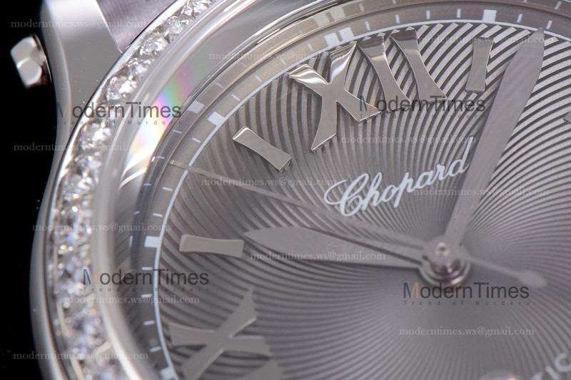 Chopard Happy Diamonds Sapphire SS/SC Gry/Gry YFF ASIA2892-2 Automatic 278559-3003