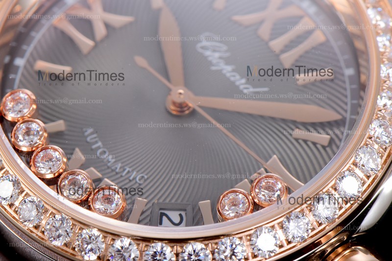 Chopard Happy Diamonds Sapphire RG/SC Gry/Gry YFF ASIA2892-2 Automatic 278559-3003