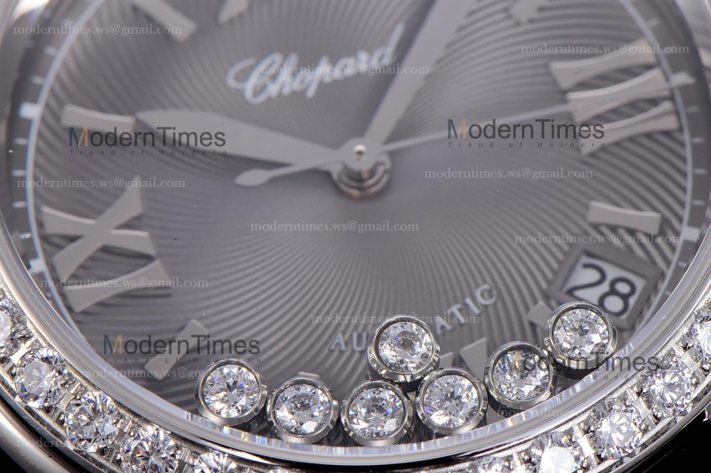 Chopard Happy Diamonds Sapphire SS/SC Gry/Gry YFF ASIA2892-2 Automatic 278559-3003