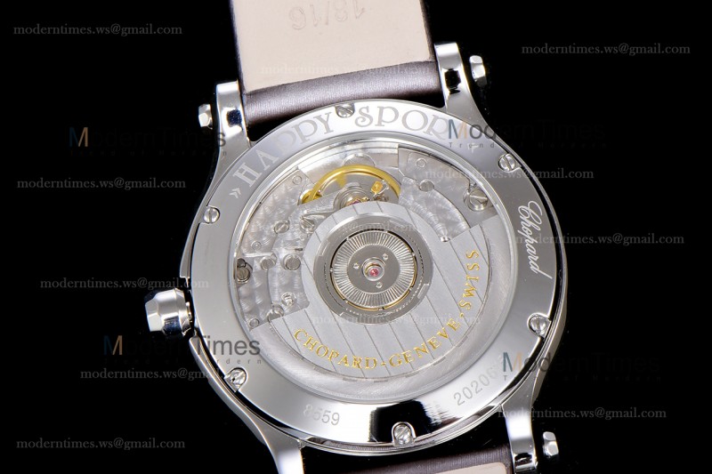 Chopard Happy Diamonds Sapphire SS/SC Gry/Gry YFF ASIA2892-2 Automatic 278559-3003