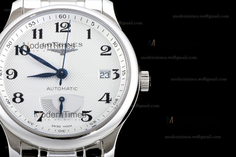 Longines Record Series SS/SS Wht GSF Automatic L2.666.4.78.6