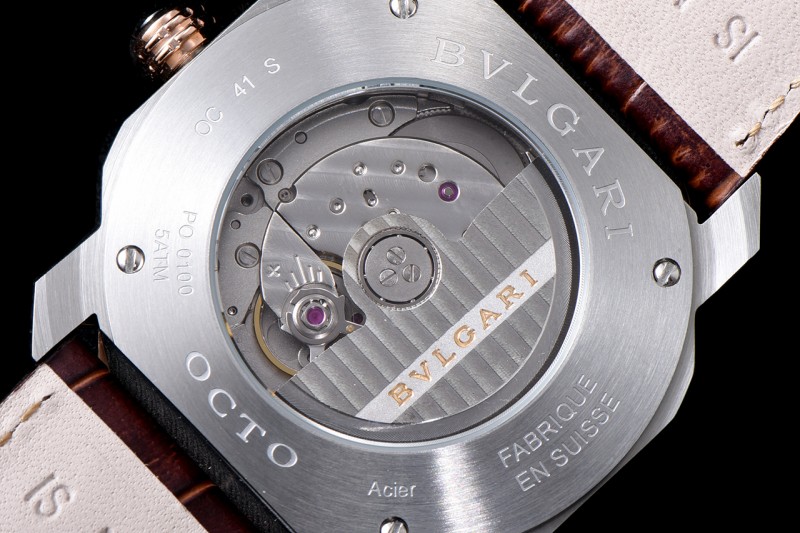 Bvlgari OCTO Series RG/LE Wht/Blk ZLO TT Aitomatic 102703 OC41C6SPGLD