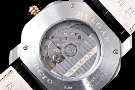 Bvlgari OCTO Series RG/LE Wht/Gra ZLO TT Aitomatic 102703 OC41C6SPGLD