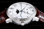 Blancpain Villeret SS/LE Wht/Bro Sapphire OMF Automatic 6654-1127-55B