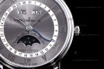 Blancpain Villeret SS/LE Gra/Blk Sapphire OMF Automatic 6654-1113-55B