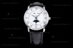 Blancpain Villeret SS/LE Wht/Blk Sapphire OMF Automatic 6654-1127-55B