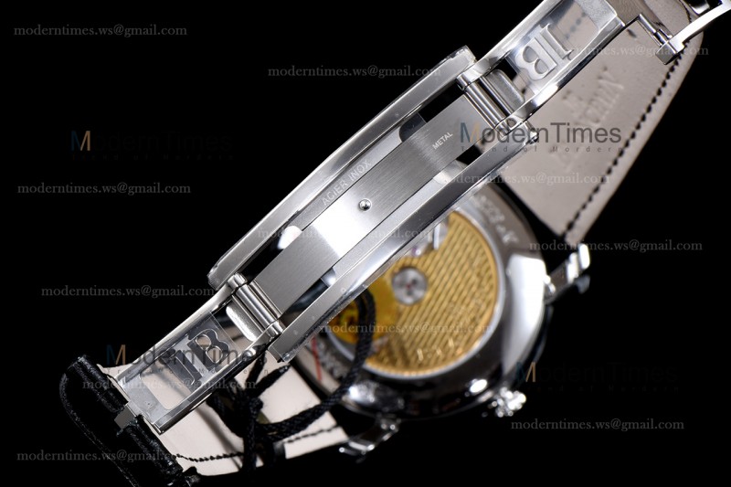 Blancpain Villeret SS/LE Gra/Blk Sapphire OMF Automatic 6654-1113-55B