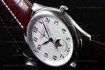 Longines Conquest Classic Series SS/LE Wht/Bro GSF Automatic L2.909.4.78.3