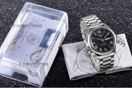 Longines Conquest Classic Series SS/SS Blk VSF Automatic L2.910.4.51.6