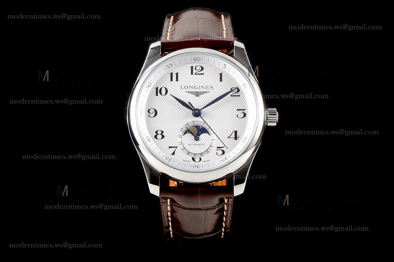 Longines Conquest Classic Series SS/LE Wht/Bro GSF Automatic L2.909.4.78.3