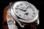 Longines Conquest Classic Series SS/LE Wht/Bro GSF Automatic L2.909.4.78.3