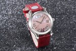 Chopard Happy Diamonds Sapphire SS/LE Pin/Red YFF ASIA2892-2 Automatic Happy Sport