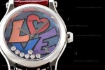 Chopard Happy Diamonds Sapphire SS/LE Gra/Red YFF ASIA2892-2 Automatic 278559-3020