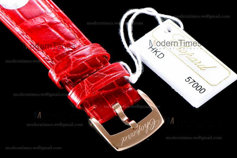 Chopard Happy Diams Sapphire RG/LE TT Gra/Red YFF ASIA2892-2 Automatic 278559-3020