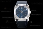 Bvlgari OCTO Series SS/RU Blu/Blk BVF Automatic 102429 BGO38C3SLD