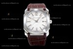 Bvlgari OCTO Series SS/LE Wht/Bro BVF Automatic 101964 BGO41BSLD