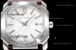 Bvlgari OCTO Series SS/LE Wht/Bro BVF Automatic 101964 BGO41BSLD