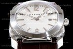 Bvlgari OCTO Series SS/LE Wht/Bro BVF Automatic 101964 BGO41BSLD