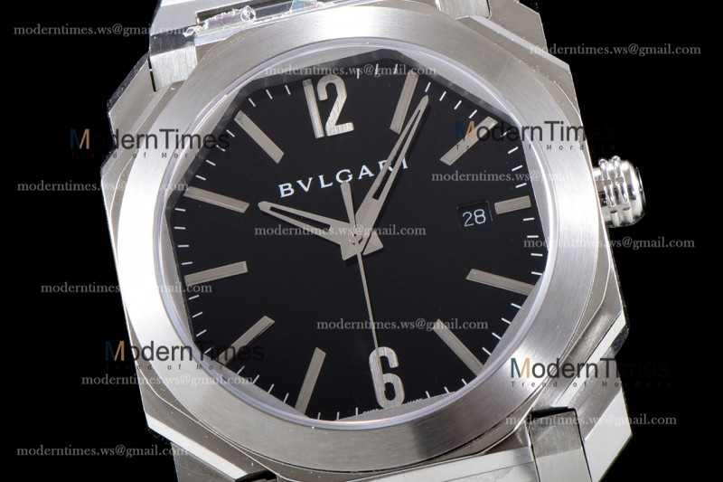Bvlgari OCTO Series SS/SS Blk BVF Automatic 102031 BGO41BSSD