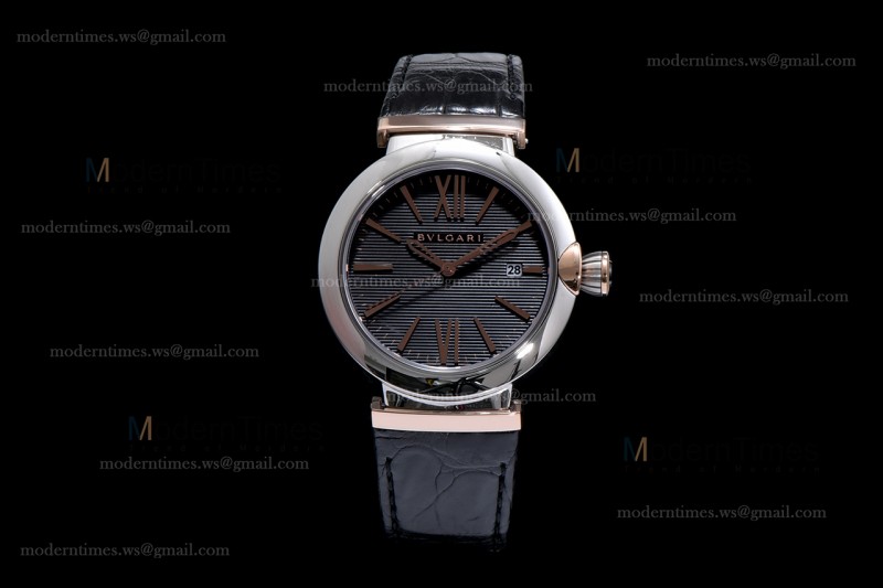 Bvlgari LVCEA Series RG/LE blk/Blk TT BVF Automatic 